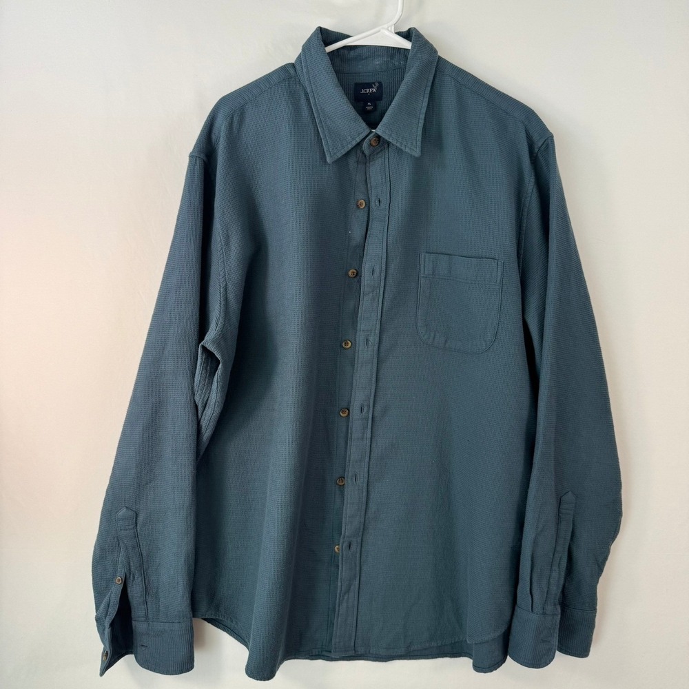 J.Crew XL Waffle Knit Long Sleeve Top